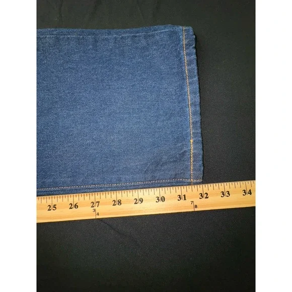 NWOT Levi's 501 Selvage Red Tab Button Fly Straight Blue Denim Jeans Sz 33x32 - Picture 16 of 16